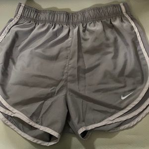 Nike size small tempo shorts in gray